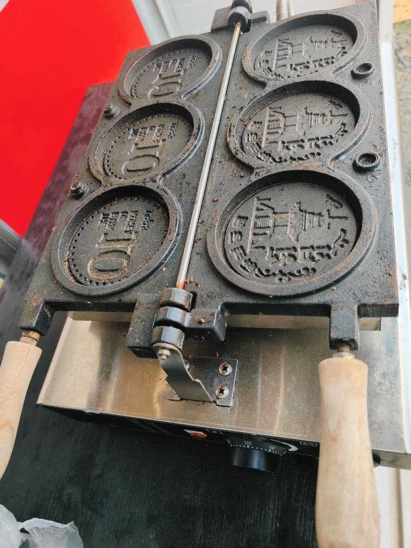 10ウォンパン 焼き台温度設定170-250°C タイマー付き