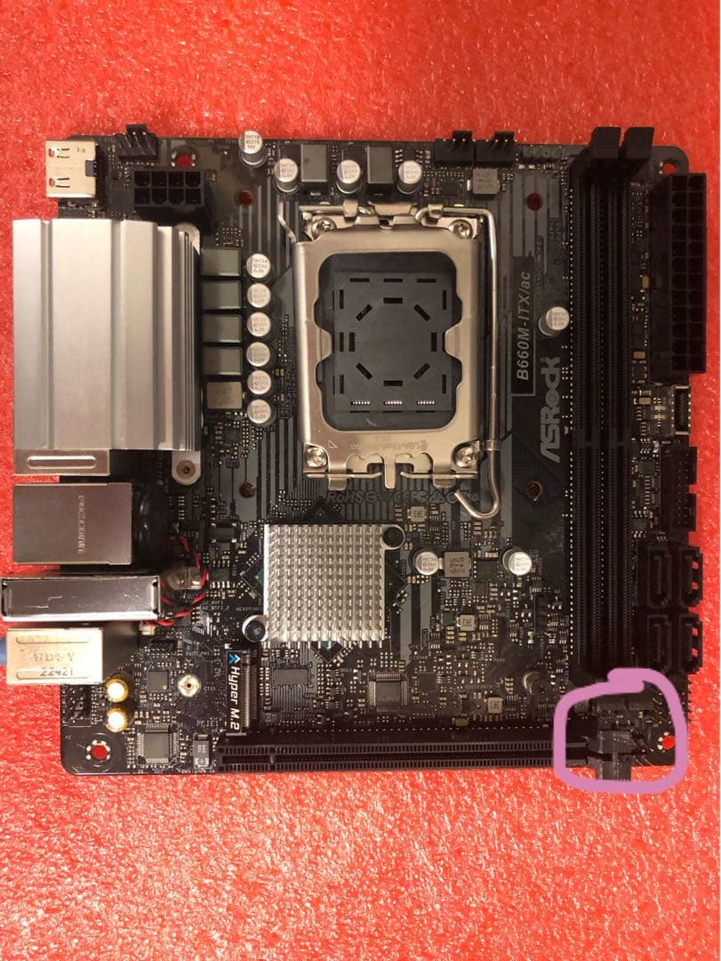 Asrock B660M-ITX/ac【ジャンク扱い】