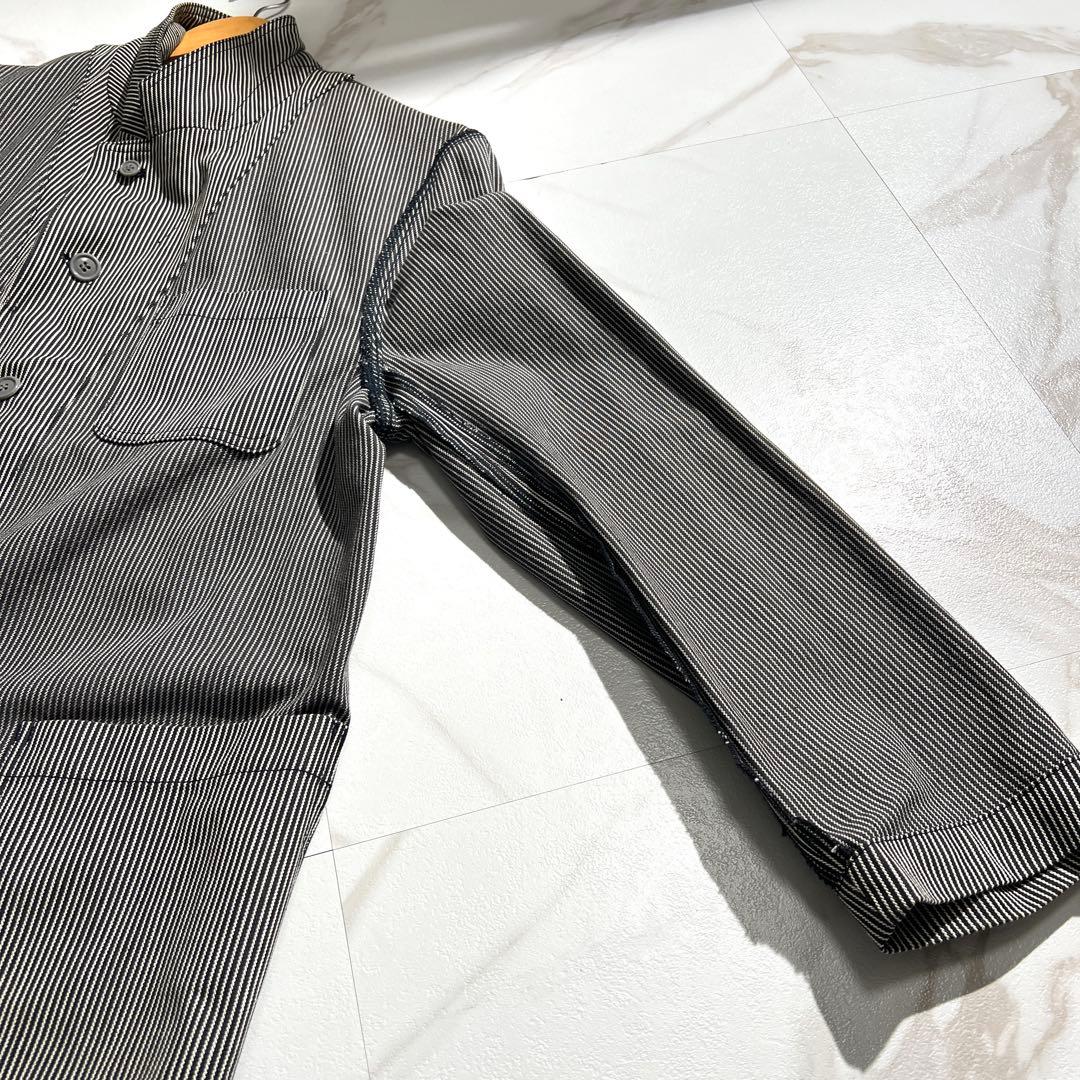 入手困難✨ コムデギャルソンオムプリュス カバーオール ブルゾン ストライプ