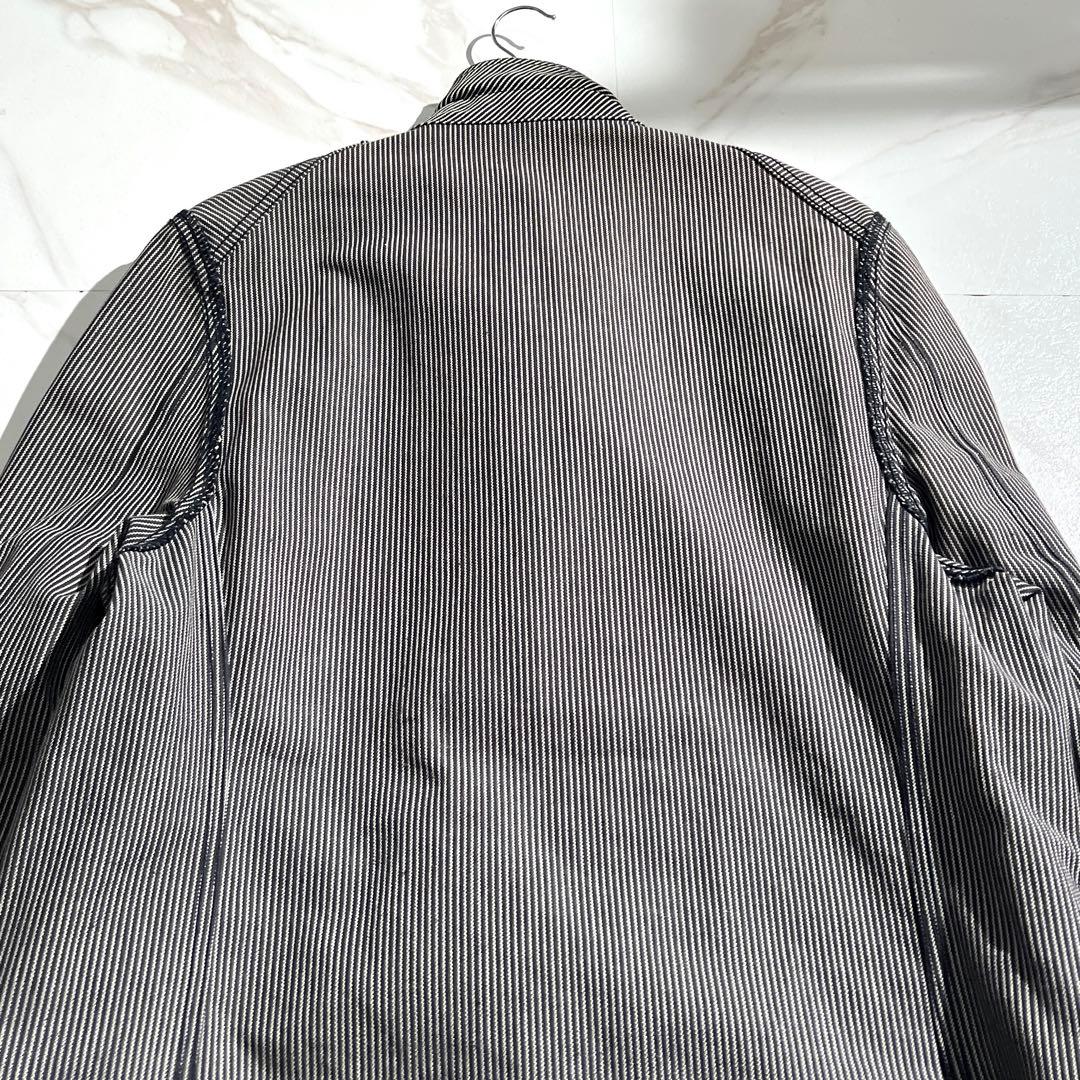 入手困難✨ コムデギャルソンオムプリュス カバーオール ブルゾン ストライプ