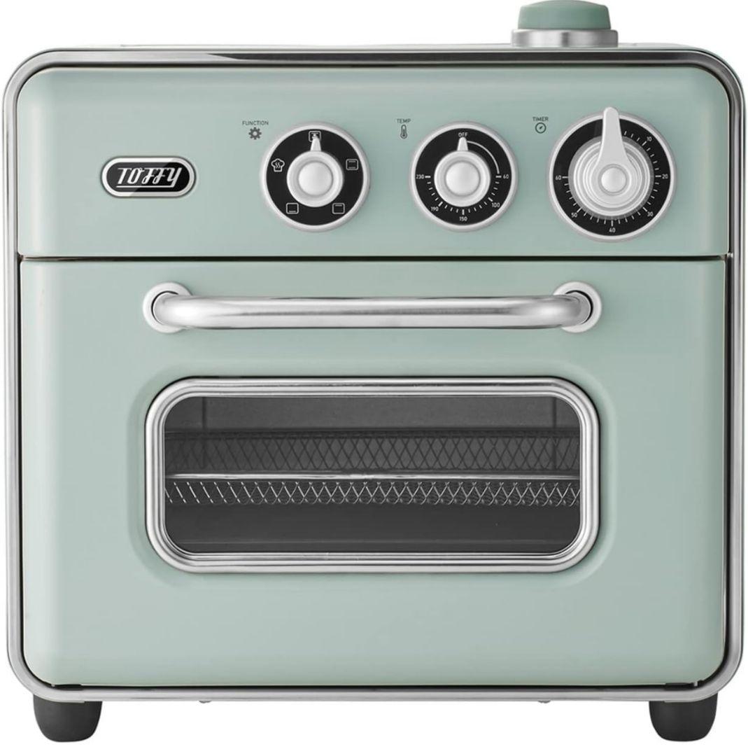 Toffy　ノンフライオーブントースター 1台5役 ノンフライオーブン　レトロ⑫