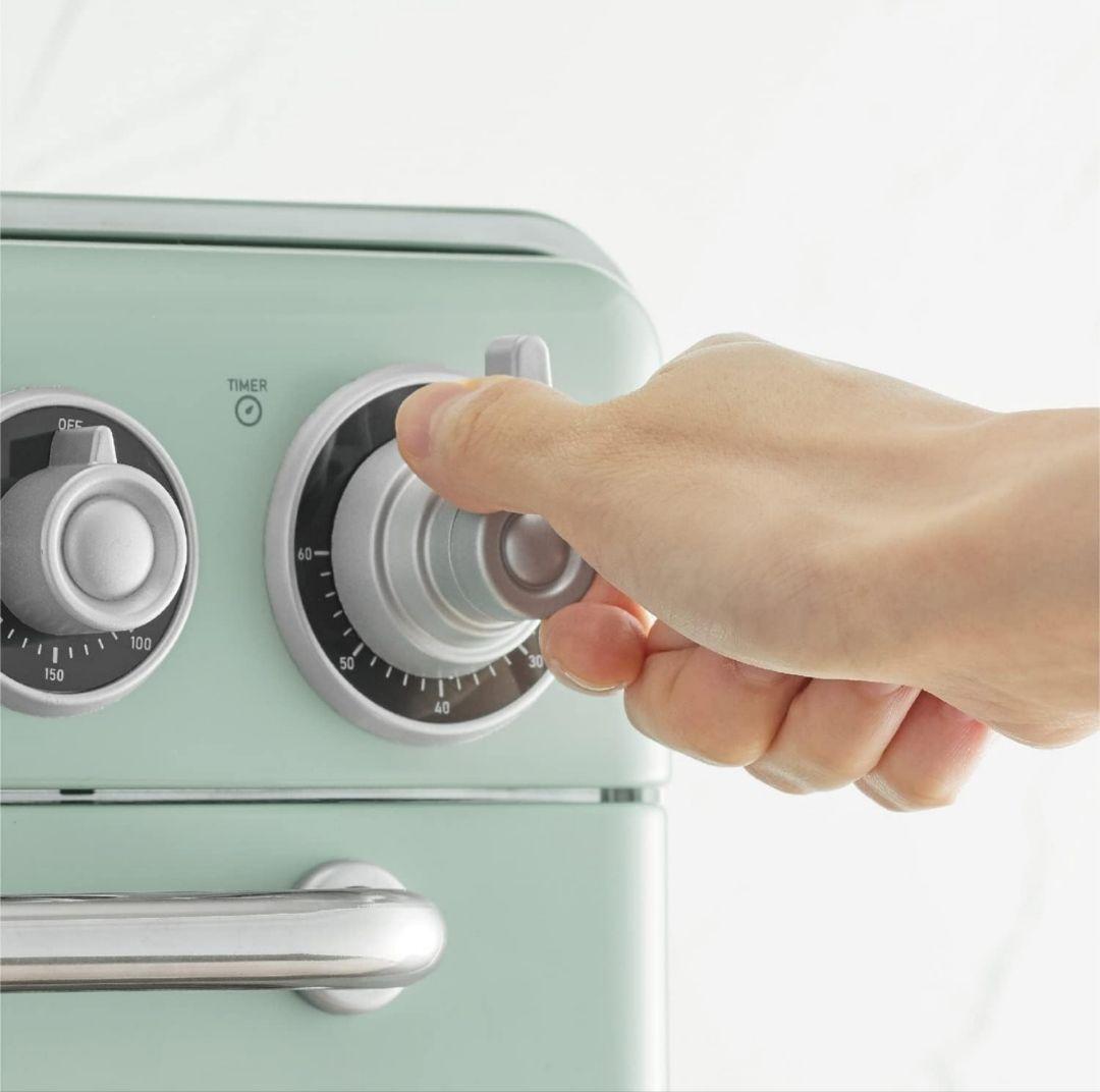 Toffy　ノンフライオーブントースター 1台5役 ノンフライオーブン　レトロ⑫