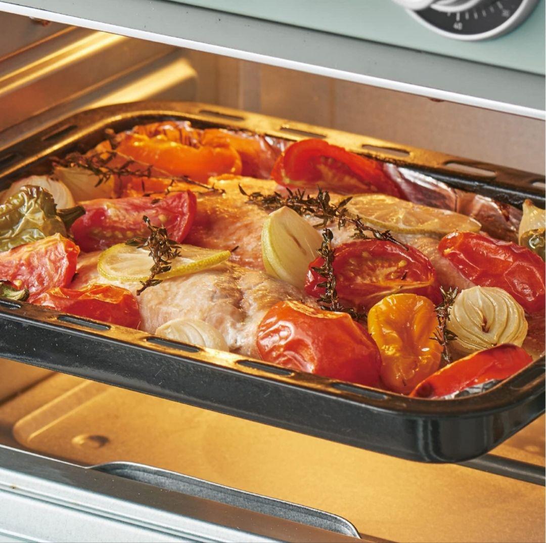 Toffy　ノンフライオーブントースター 1台5役 ノンフライオーブン　レトロ⑫