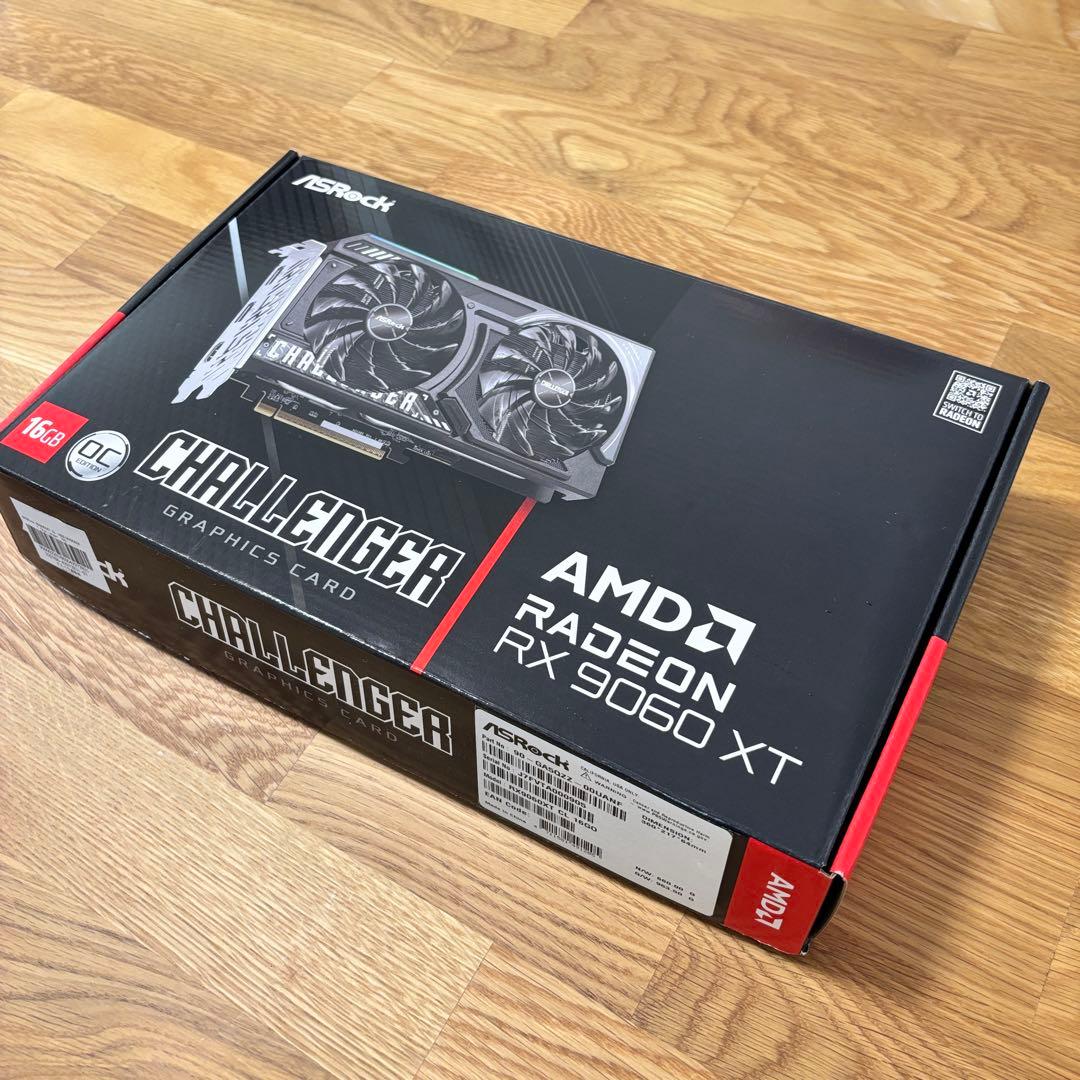 グラフィックボード・グラボ・ビデオカード ASRock Radeon RX9060 XT Challenger 16GB