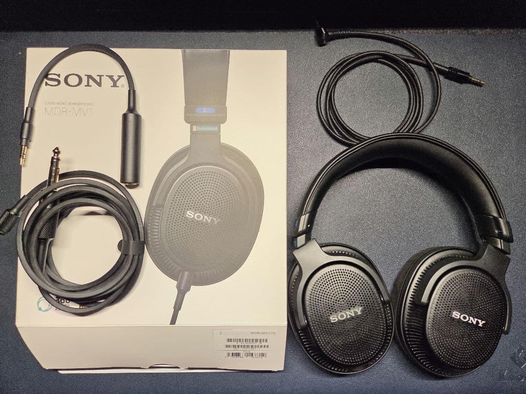 【ほぼ新品】SONY MDR-MV1+MUC-S12NB1セット
