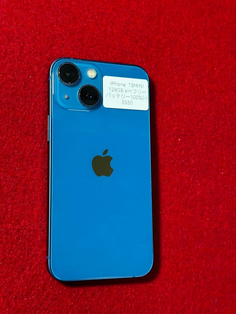 【5550】iPhone 13MINIブルー 128GB simフリー