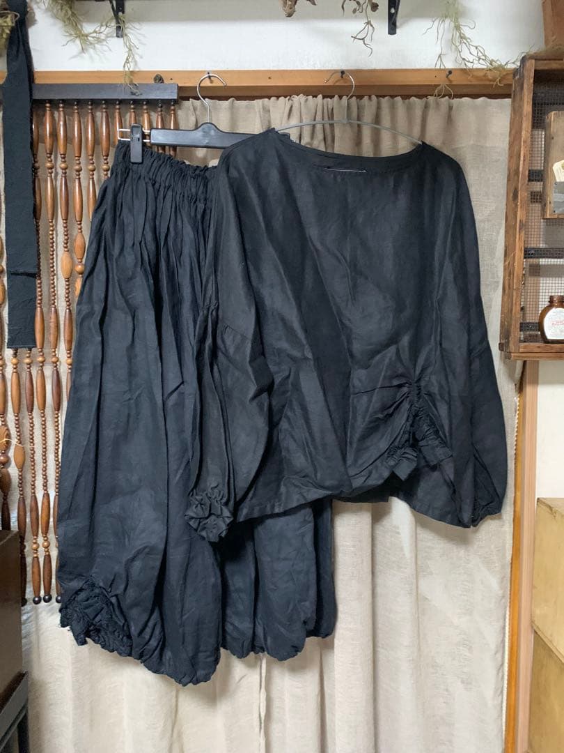 I.作家さん ハンドメイド リネン 2点セット