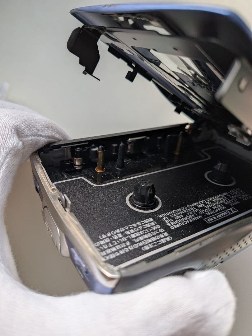 【整備品】ソニー SONY カセットウォークマン WM-EX2 電池BOX付き