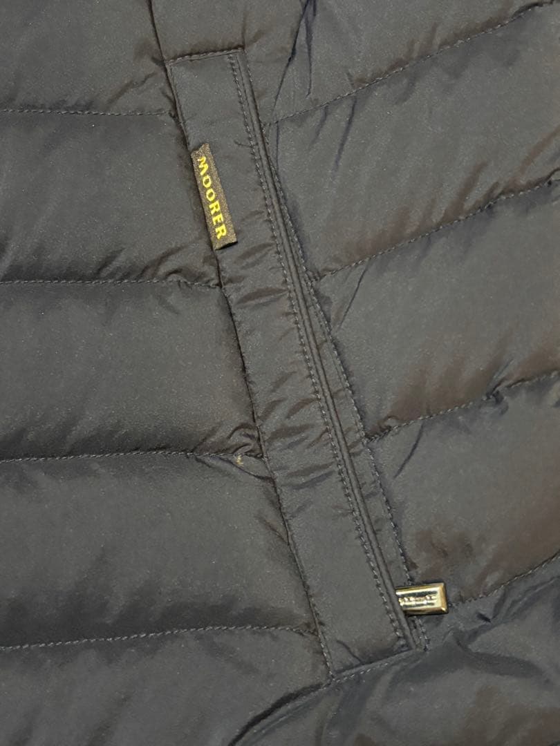 MOORER ネイビー ダウンジャケット