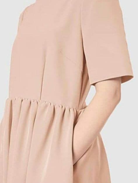 セルフォード フィット&フレアワンピース Aライン フォーマル ピンク