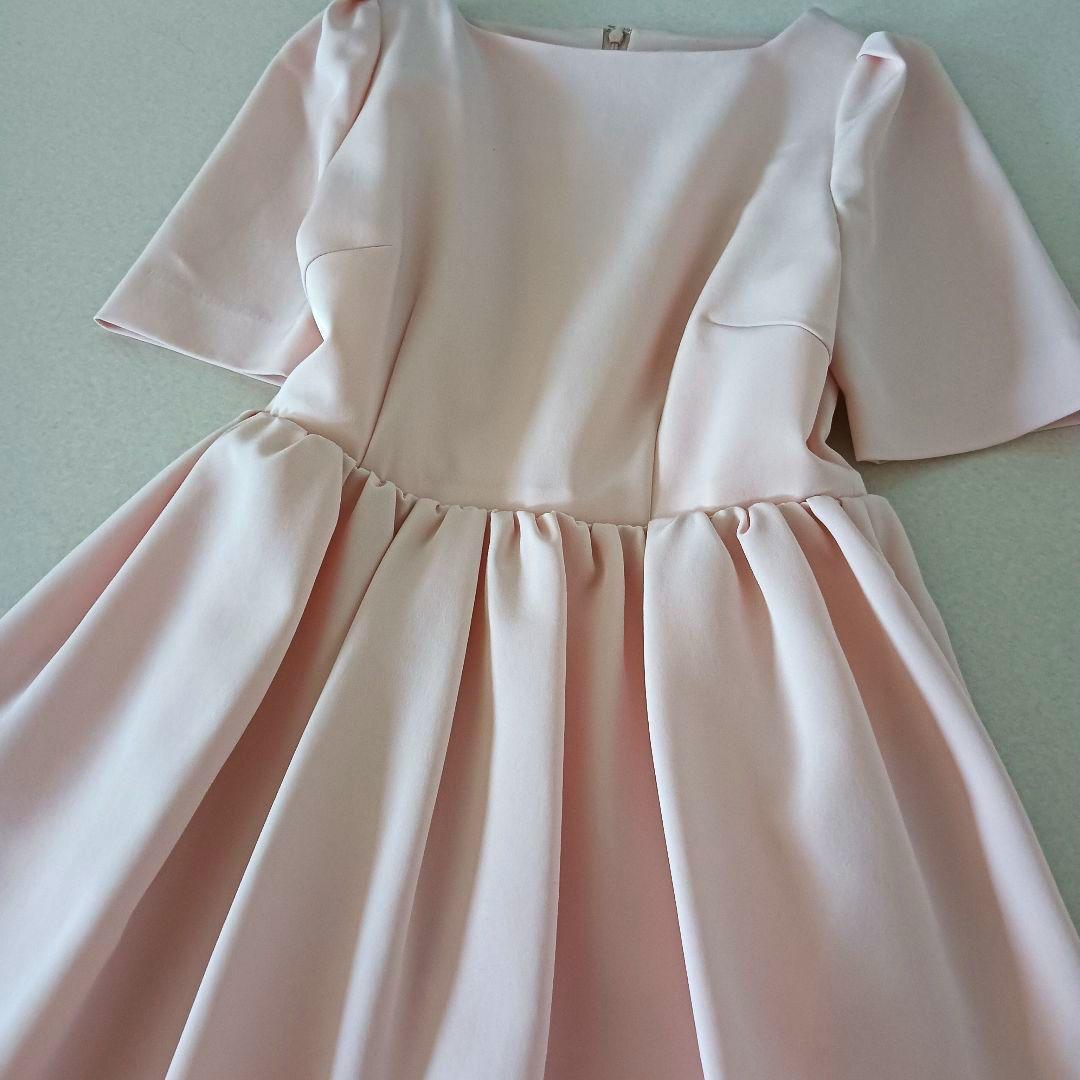 セルフォード フィット&フレアワンピース Aライン フォーマル ピンク