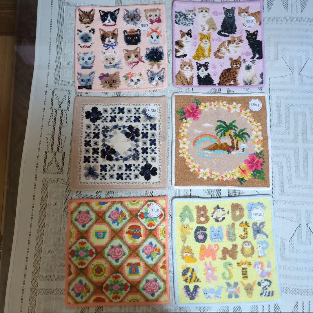 A フェイラータオルハンカチ6枚セット