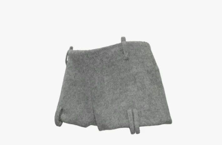 THEREDTHREAD S shaggy shorts　gray S