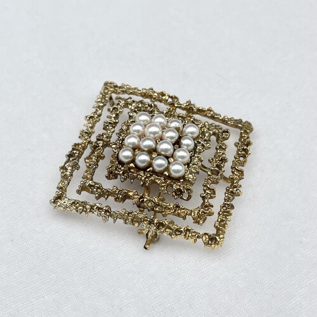 TASAKI アコヤ真珠 約4mm-4.5mm ブローチ Silver