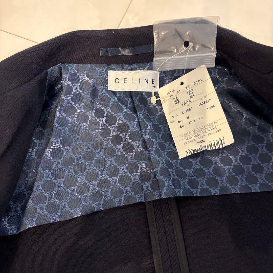 セリーヌ　ネイビー スーツ