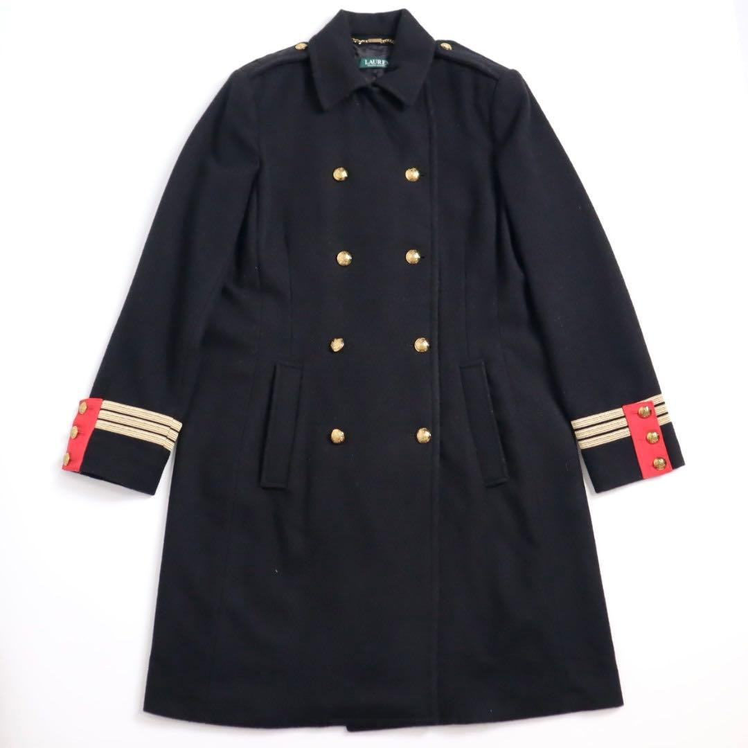 Ralph Lauren 希少 美品 金ボタン オフィサー ナポレオンコート