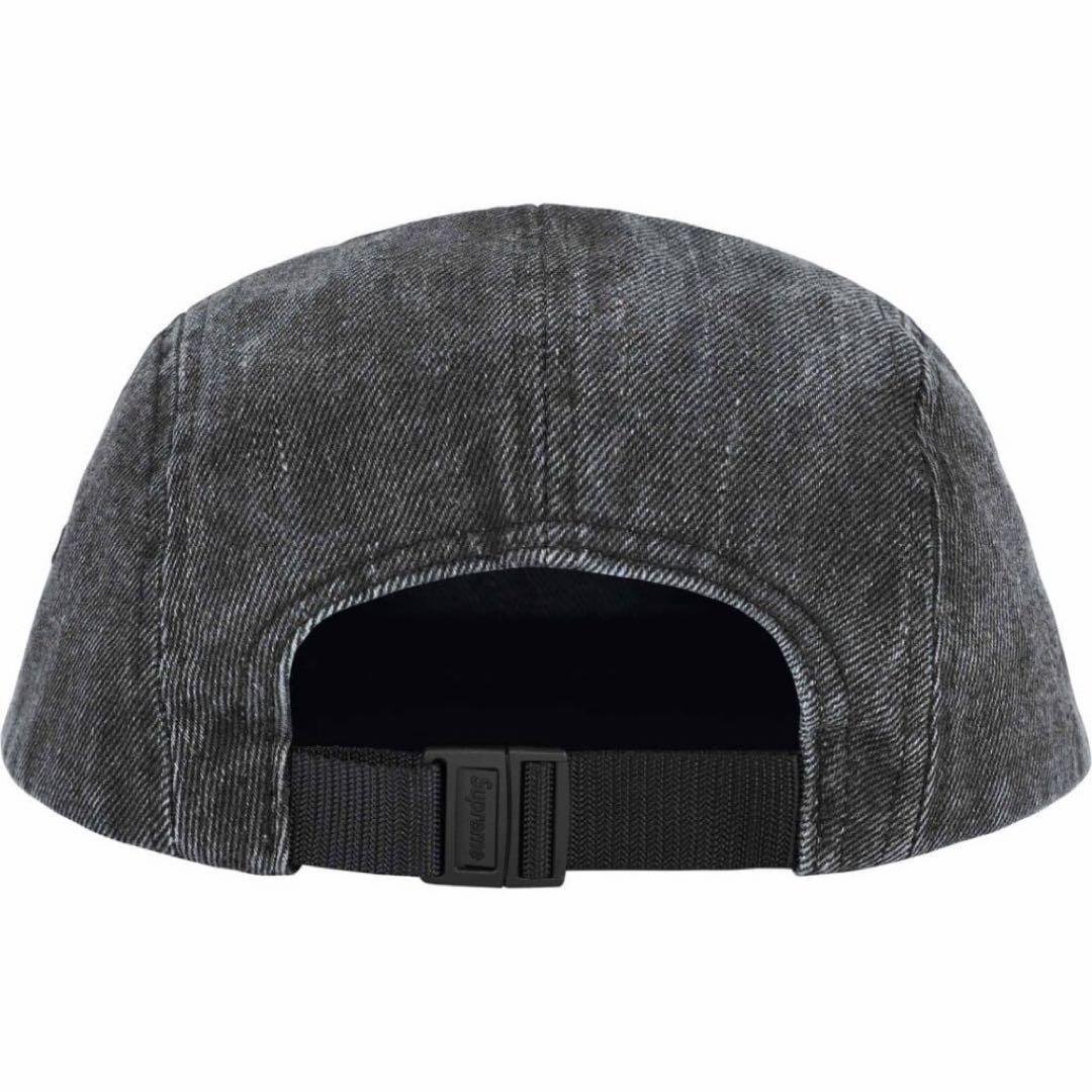 帽子 Supreme Coated Denim Camp Cap \"Black\"