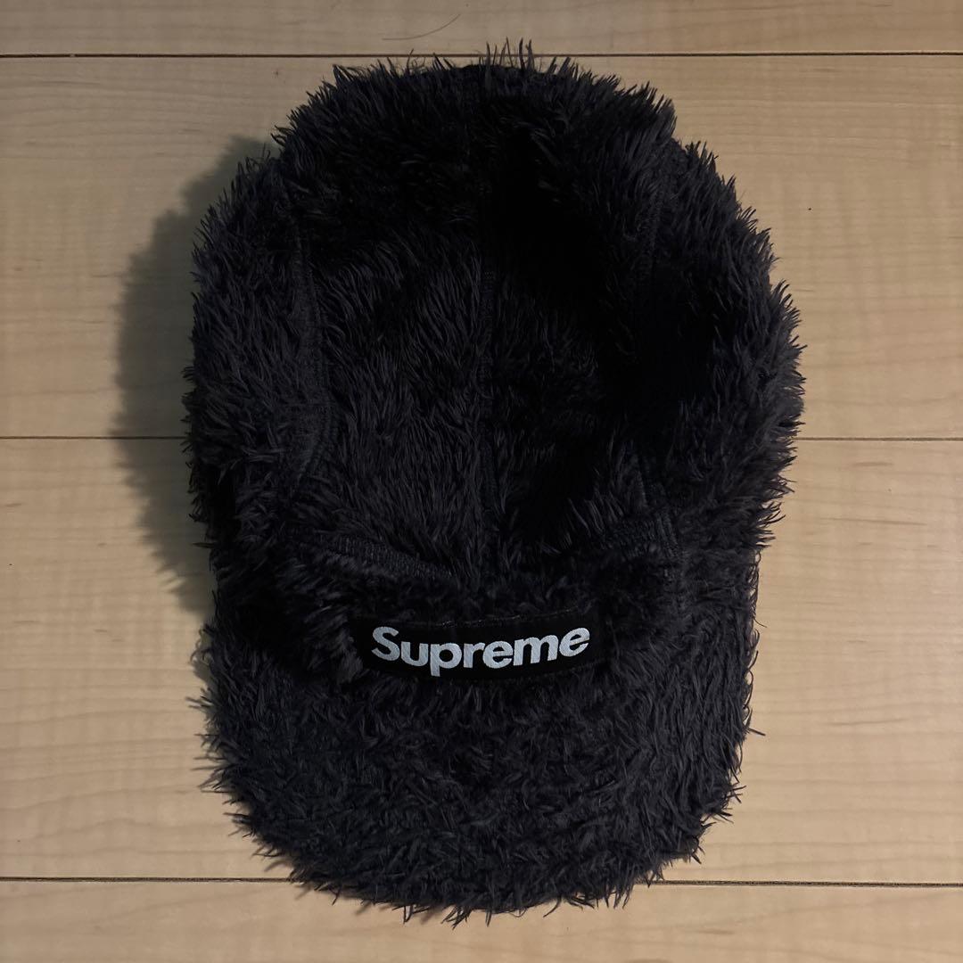 Supreme フリースキャップ 黒