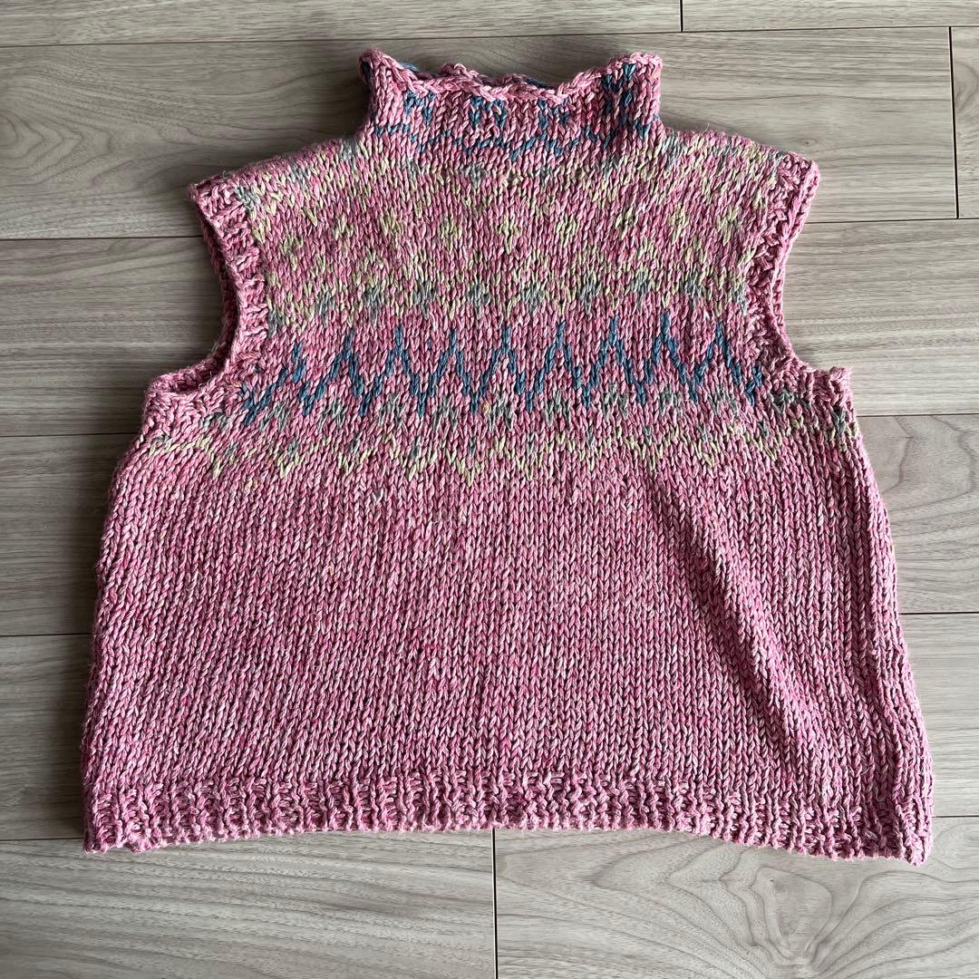 45R 45rpm リネンのノルディックベスト