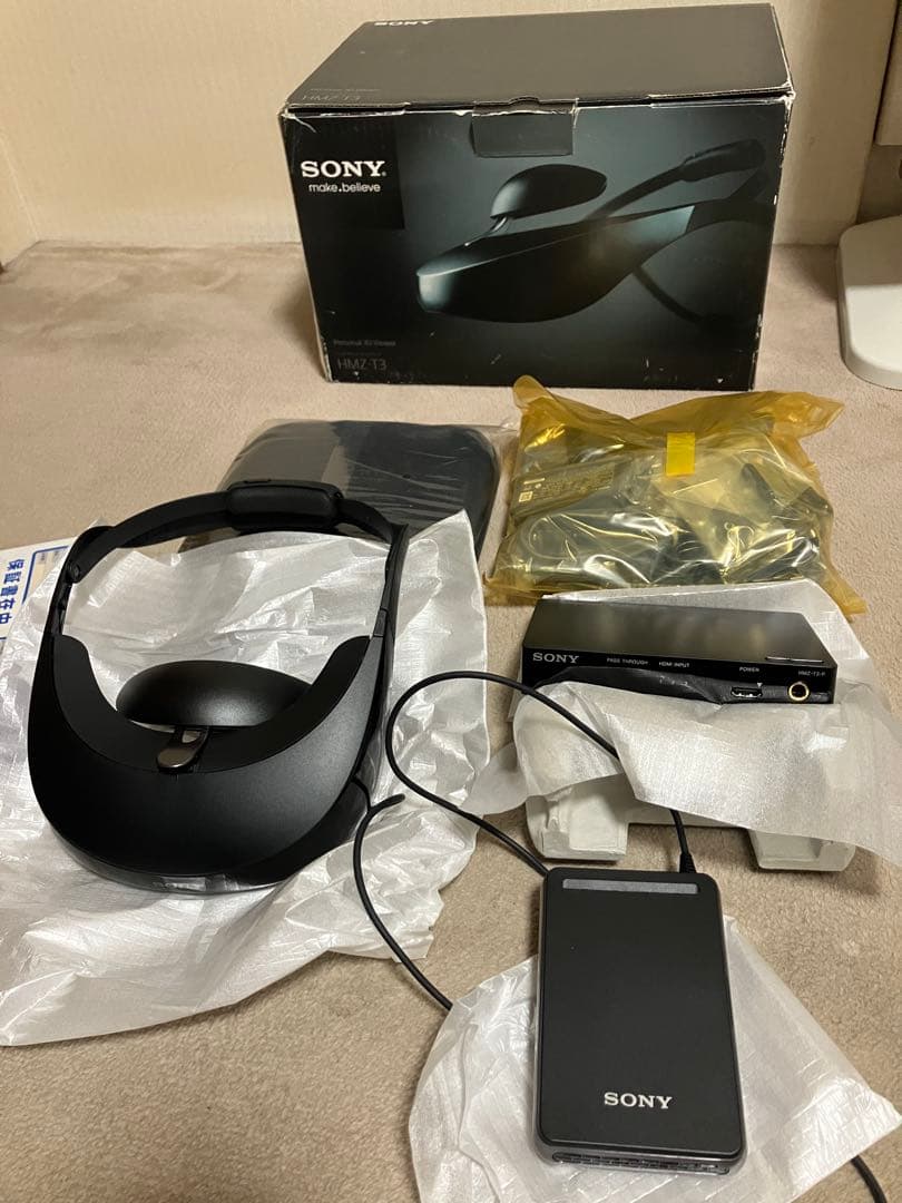 新品SONY HMZ-T3 3Dビデオヘッドマウントディスプレイ (ジャンク品)