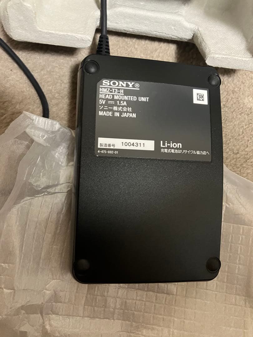 新品SONY HMZ-T3 3Dビデオヘッドマウントディスプレイ (ジャンク品)