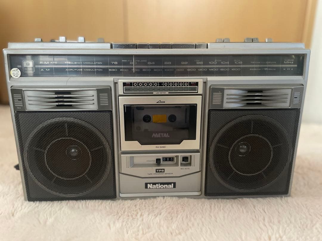 【昭和のラジオ】National カセットプレーヤー AM/FMラジオ