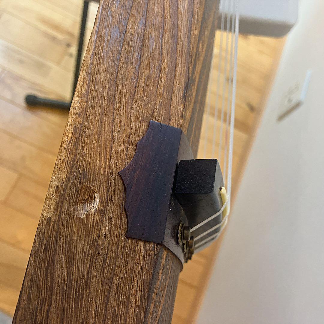 高級! お琴 綾杉彫り 蒔絵 13弦 約182cm 和楽器 弦楽器 木目　柏葉