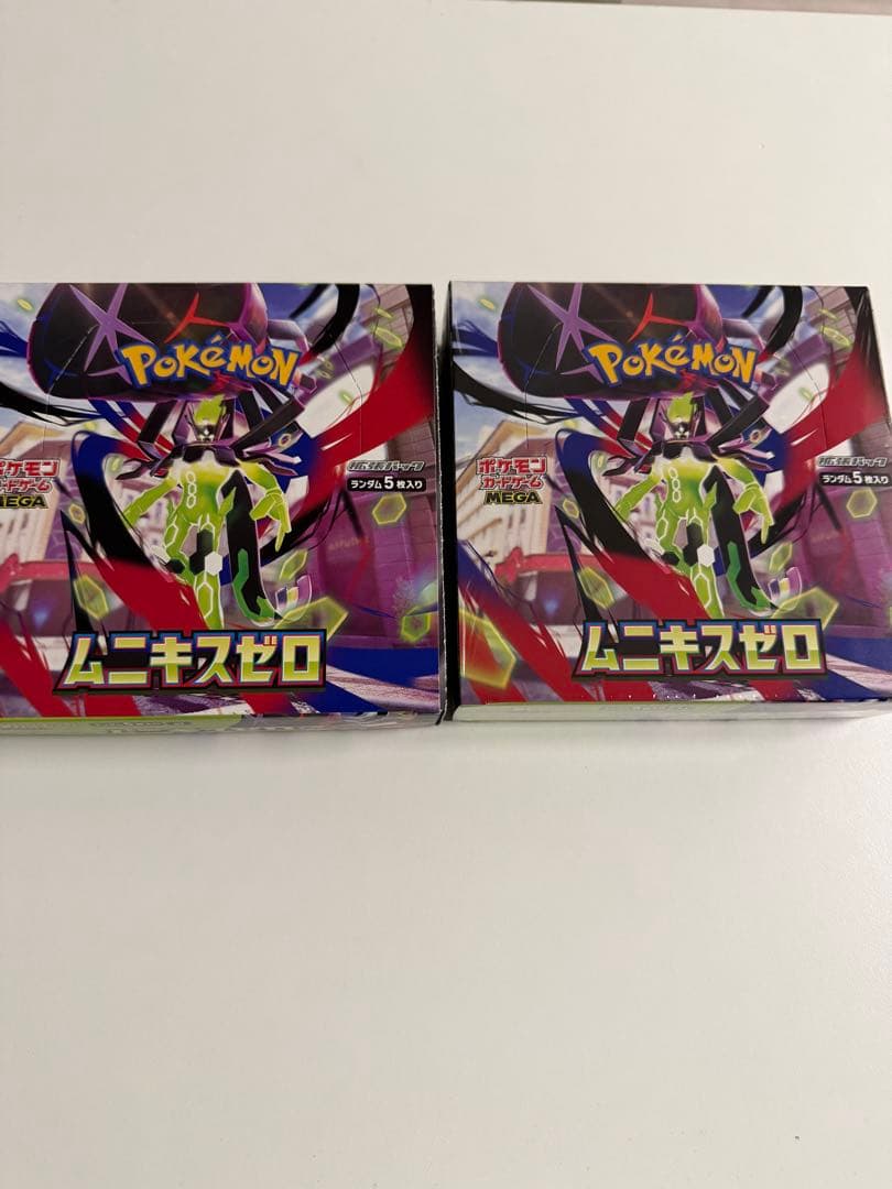 ぽ*)様 ポケモンカード　ムニキスゼロ　2ボックス　シュリンク有りと無し