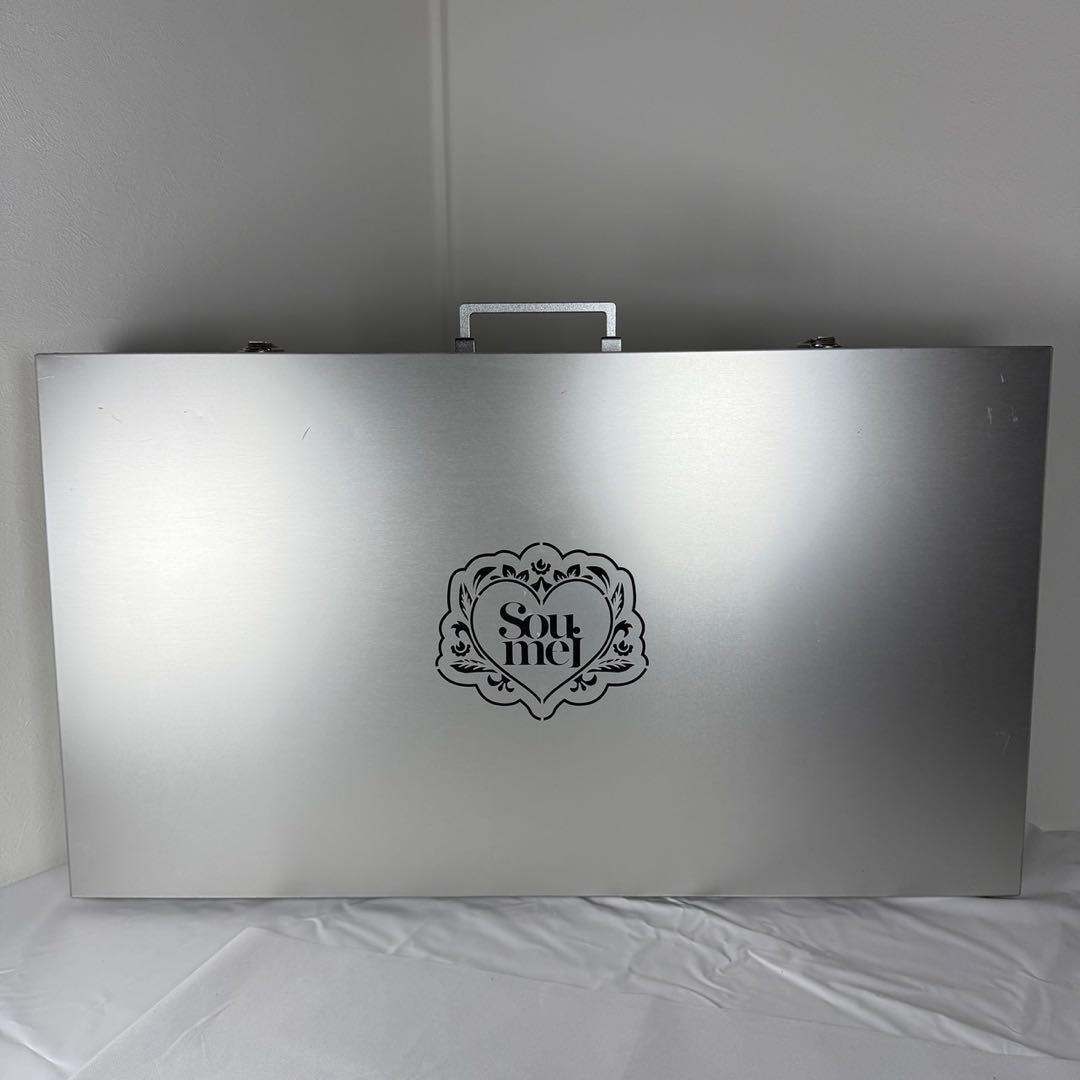 ソウメイ　アタッシュケース　ル　セクストゥール　レッド　ブラック　プラチナ