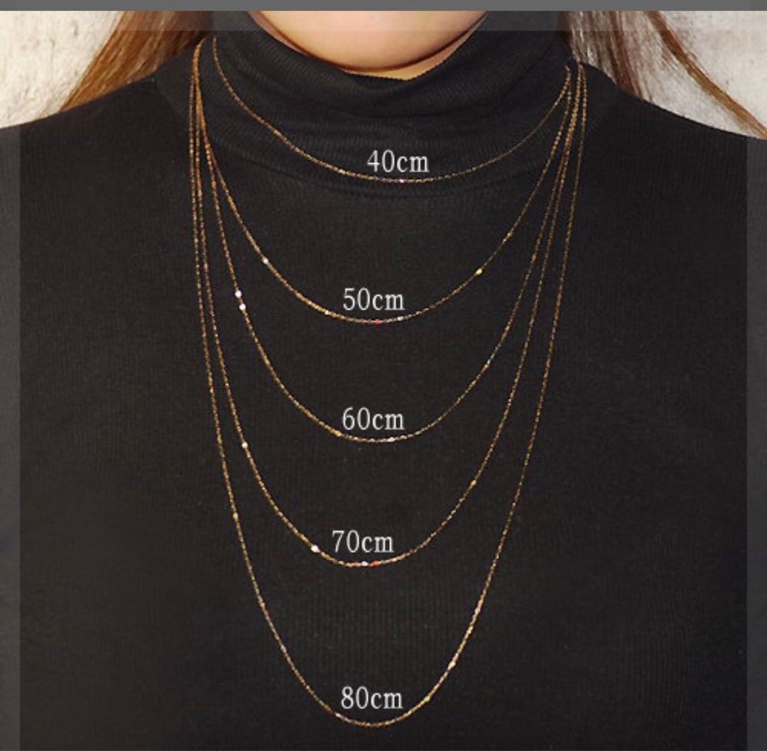 K10 ネックレス　チェーンのみ　ゴールド