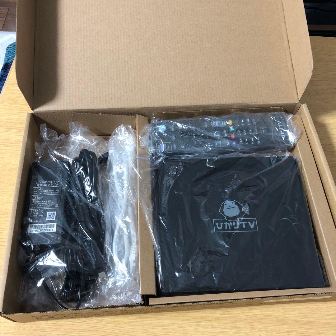 ひかりTV トリプルチューナー ST 3400 NURO光回線対応 4k対応