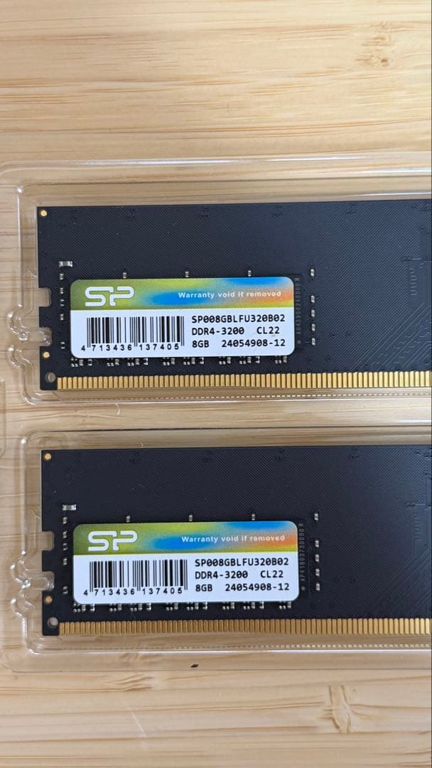 SP シリコンパワー メモリ DDR4-3200 PC4 8GB×2枚