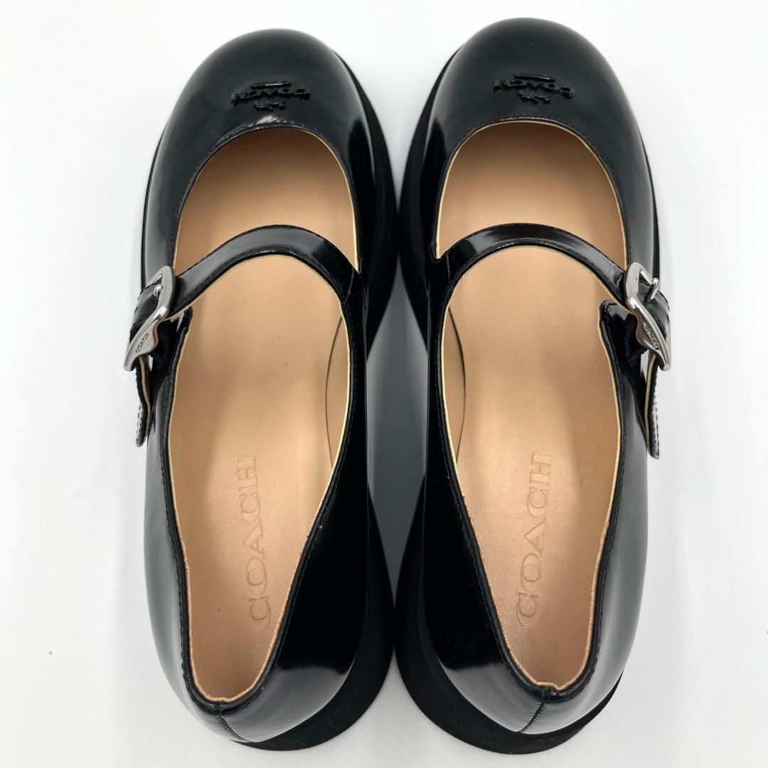 【新品未使用】coach ヴィッキー　メリージェーン　パンプス　ローファー　厚底