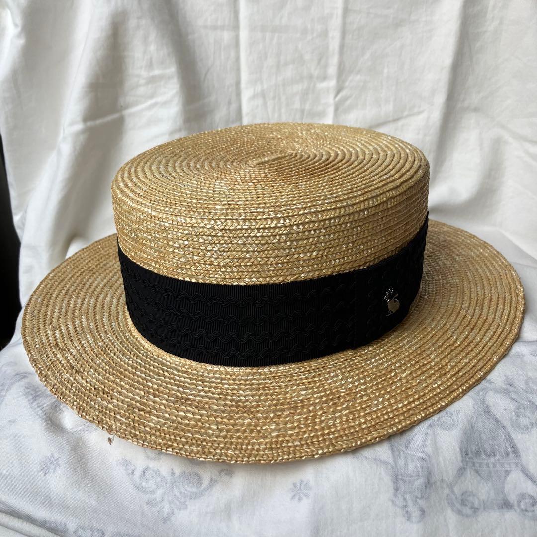 arth　アース　カンカン帽　帽子 日本製　59㎝