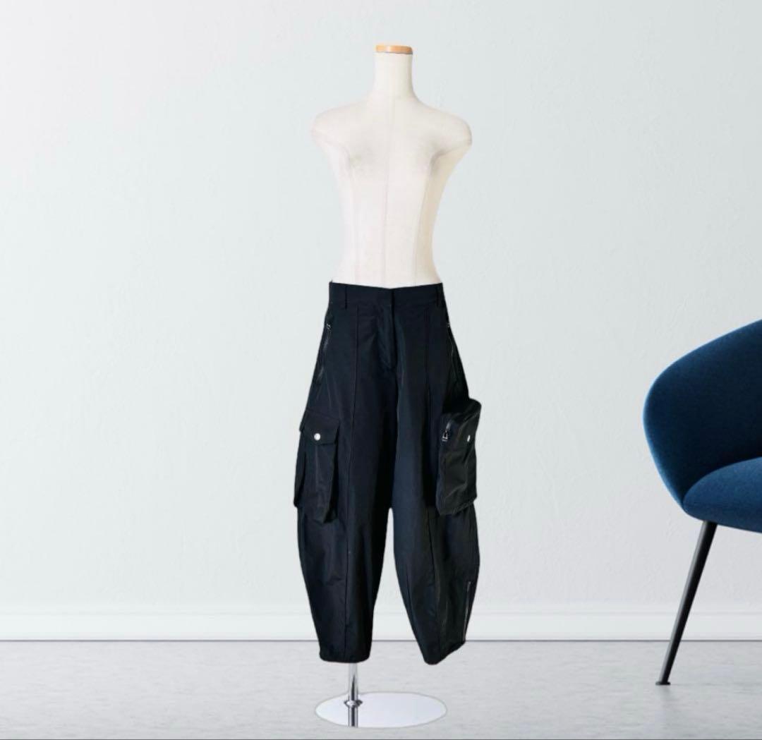 Stella McCartney カーゴパンツ 38 定価14万 ブラック