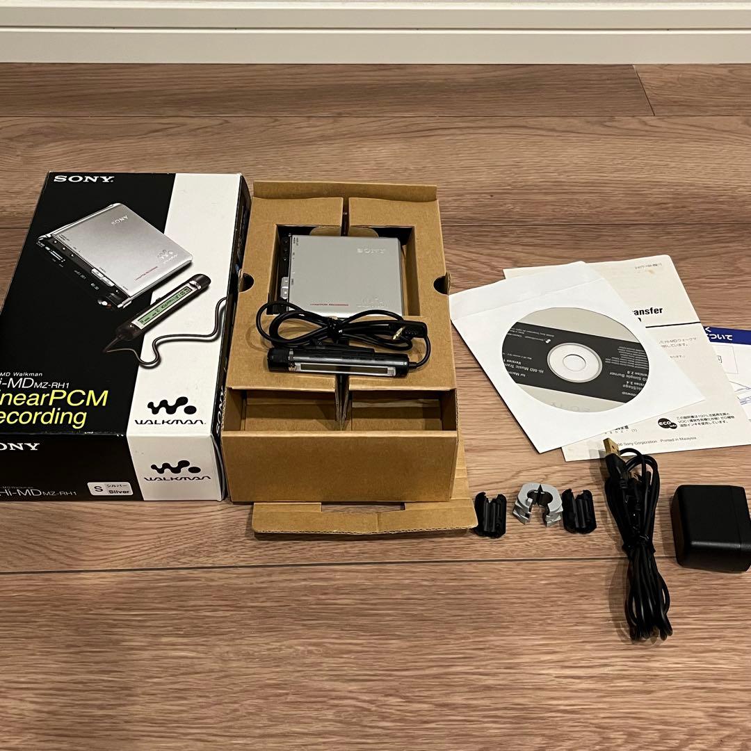 【美品】SONY MZ-RH1 ポータブルMDプレーヤー