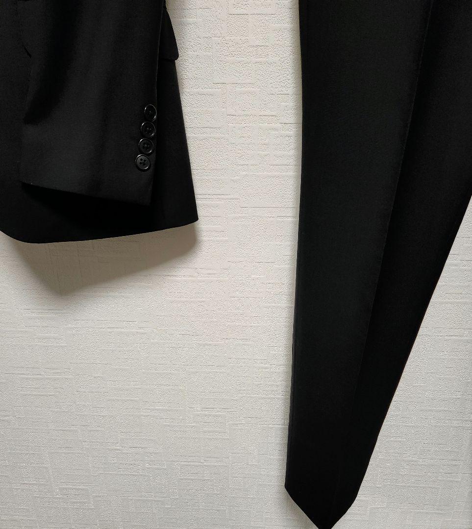 シップス　カノニコ　メンズ　スーツ　ブラック　無地　美品