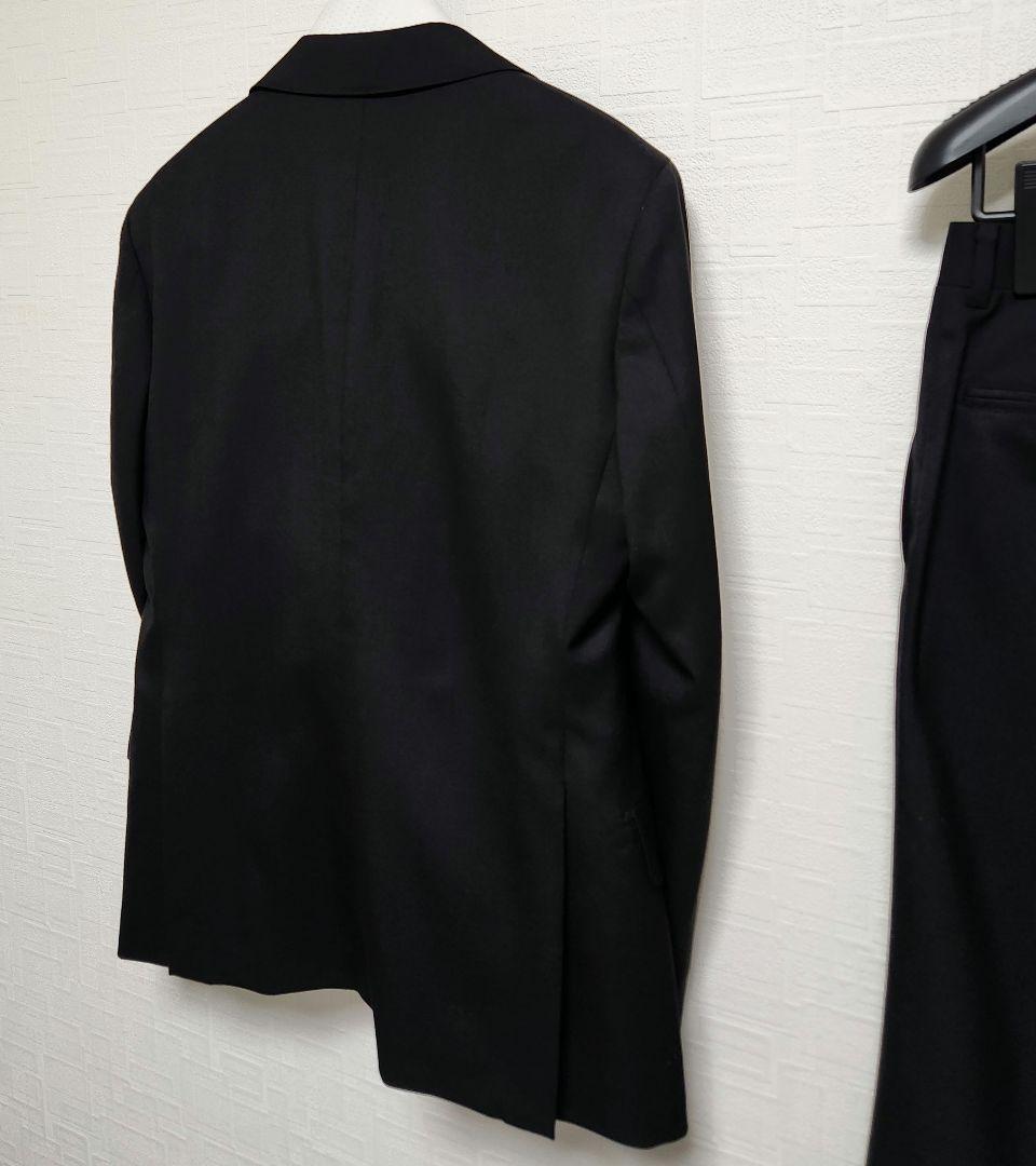 シップス　カノニコ　メンズ　スーツ　ブラック　無地　美品