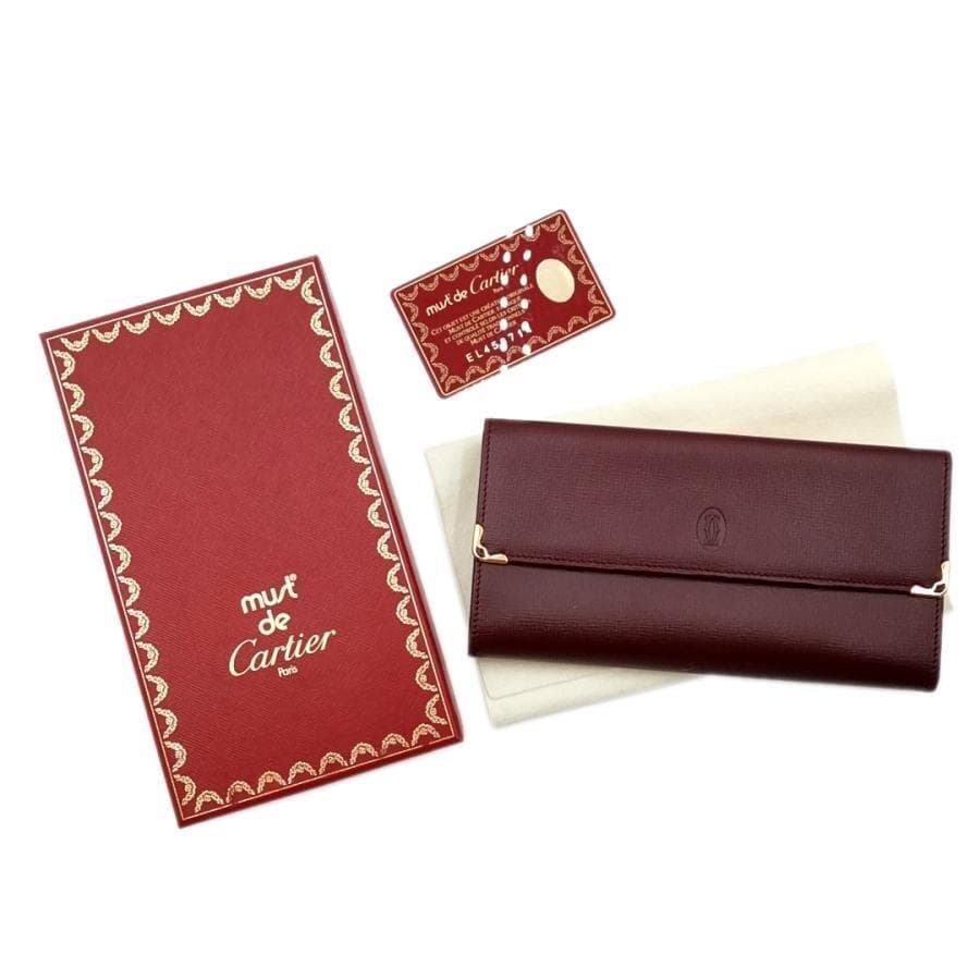 超美品 カルティエ Cartier 長財布 マストライン 11-2509118