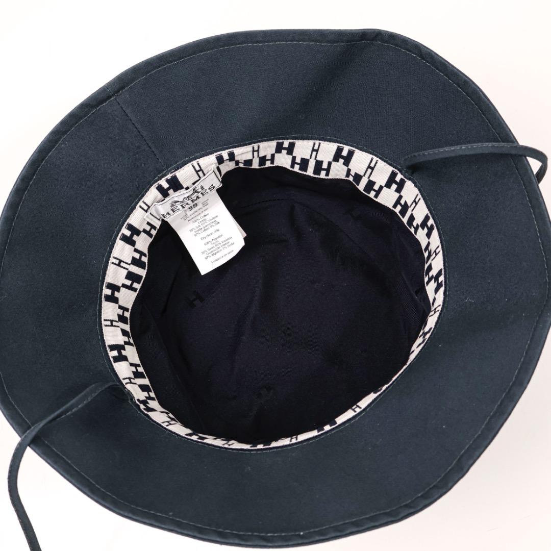 H1900M◾️エルメス　バケットハット　紐付き