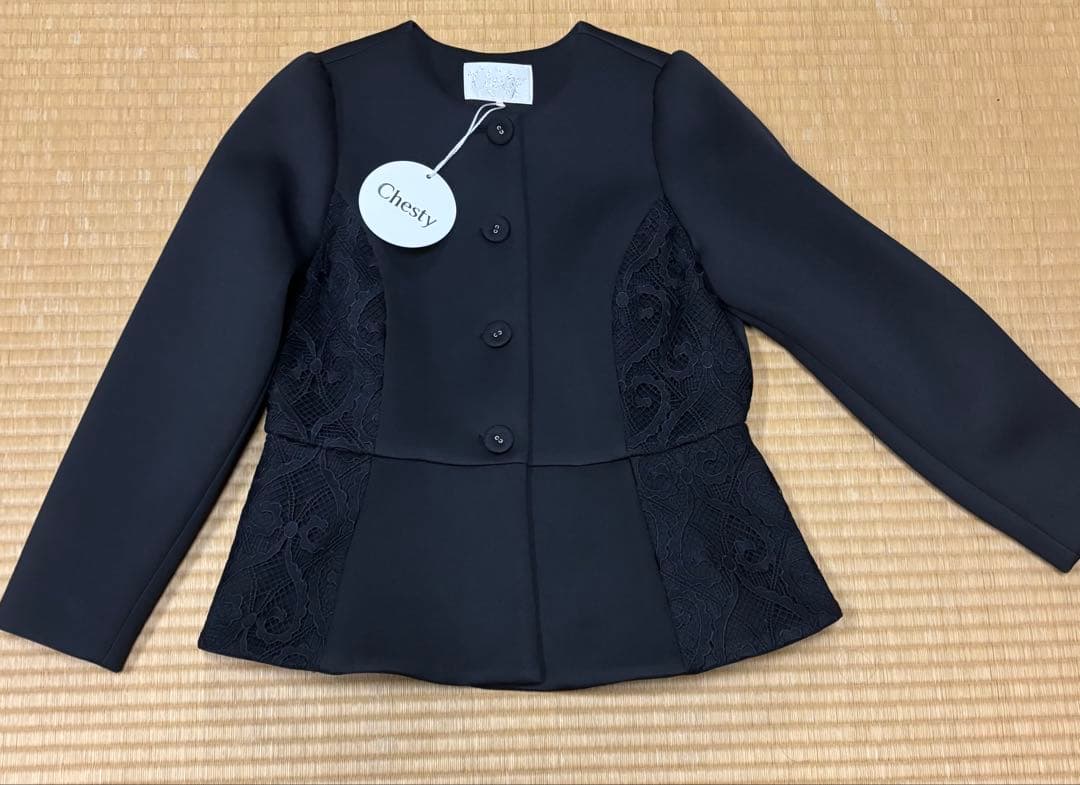 チェスティ　ボンディングジャケット　ブラック