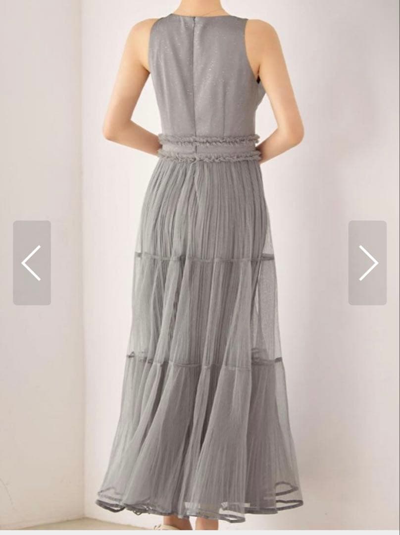 JEWELS/キャバドレス/シアーシフォンロングワンピース