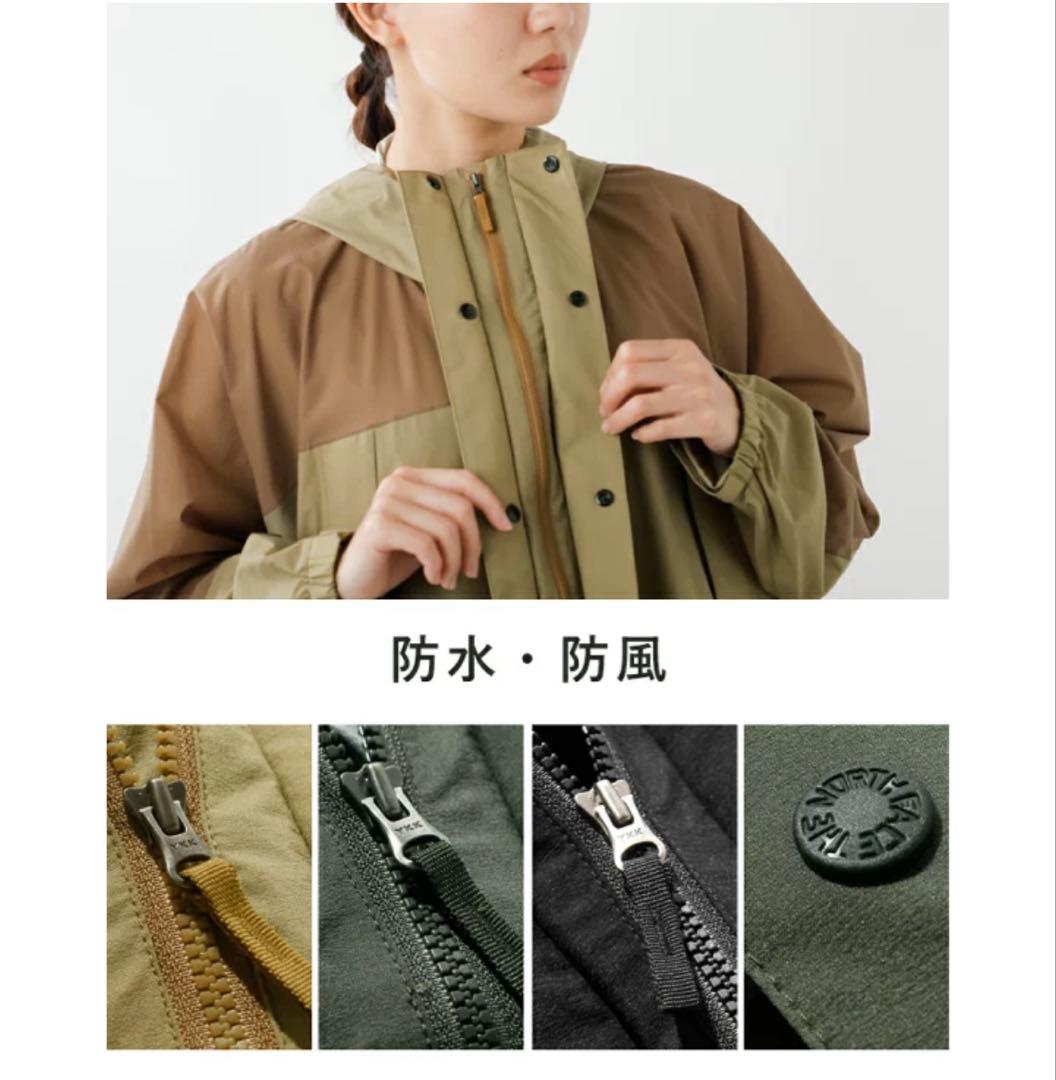 ノースフェイス　タグアンポンチョ　ベージュ　M