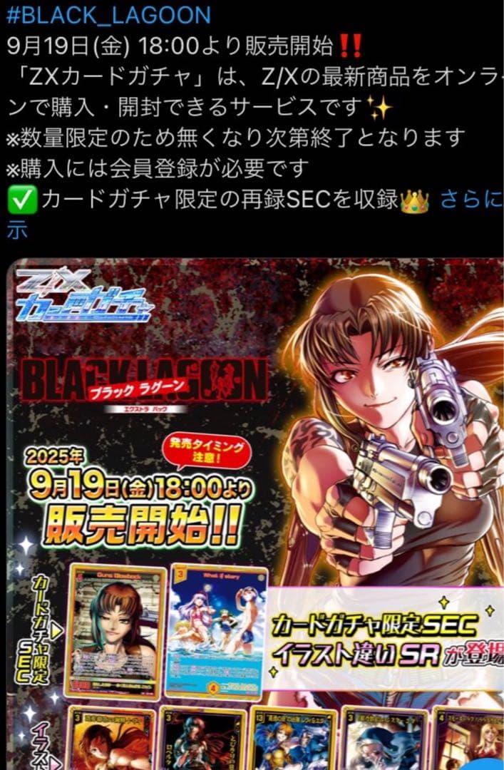 Z/X ゼクス 数量限定版 レヴィ ガチャ限SEC & SR R+ セット⭐︎