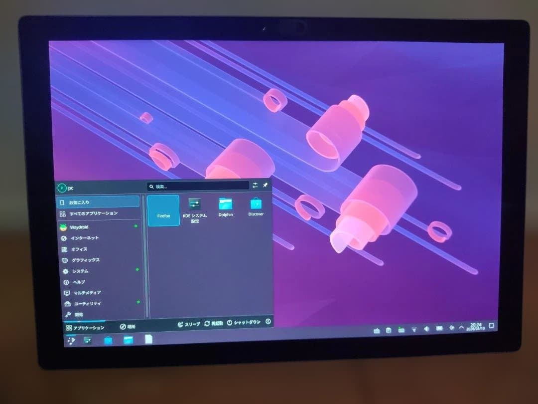Surface Pro 4 Win11×Linux×Android