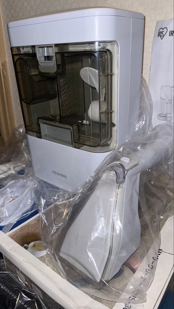 【新品未使用】アイリスオーヤマ リンサークリーナーRNS-300開封撮影