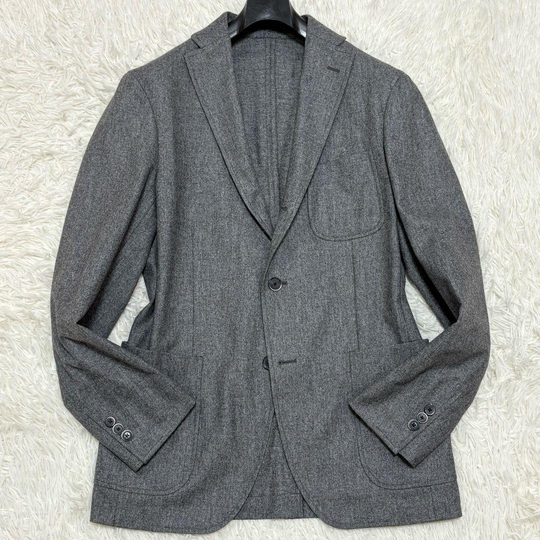 極美品✨ ボリオリ DOVER テーラードジャケット ウール グレー アンコン