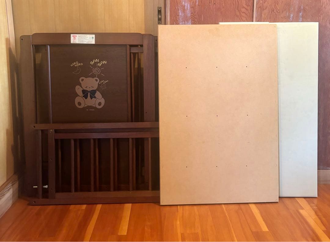 【未使用、未組立】KINTARO ベビーベッド ミニ 2way サンベア