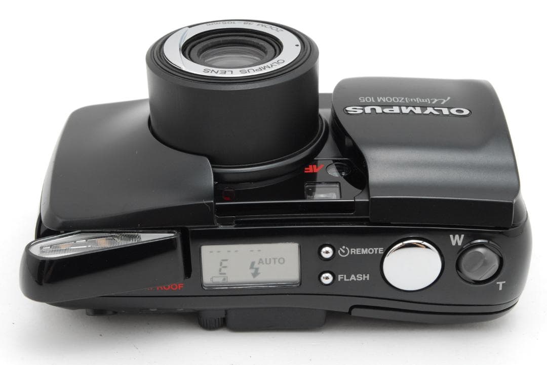 【完動 美品】OLYMPUS μ mjuZOOM105 フィルムカメラ 動作確認