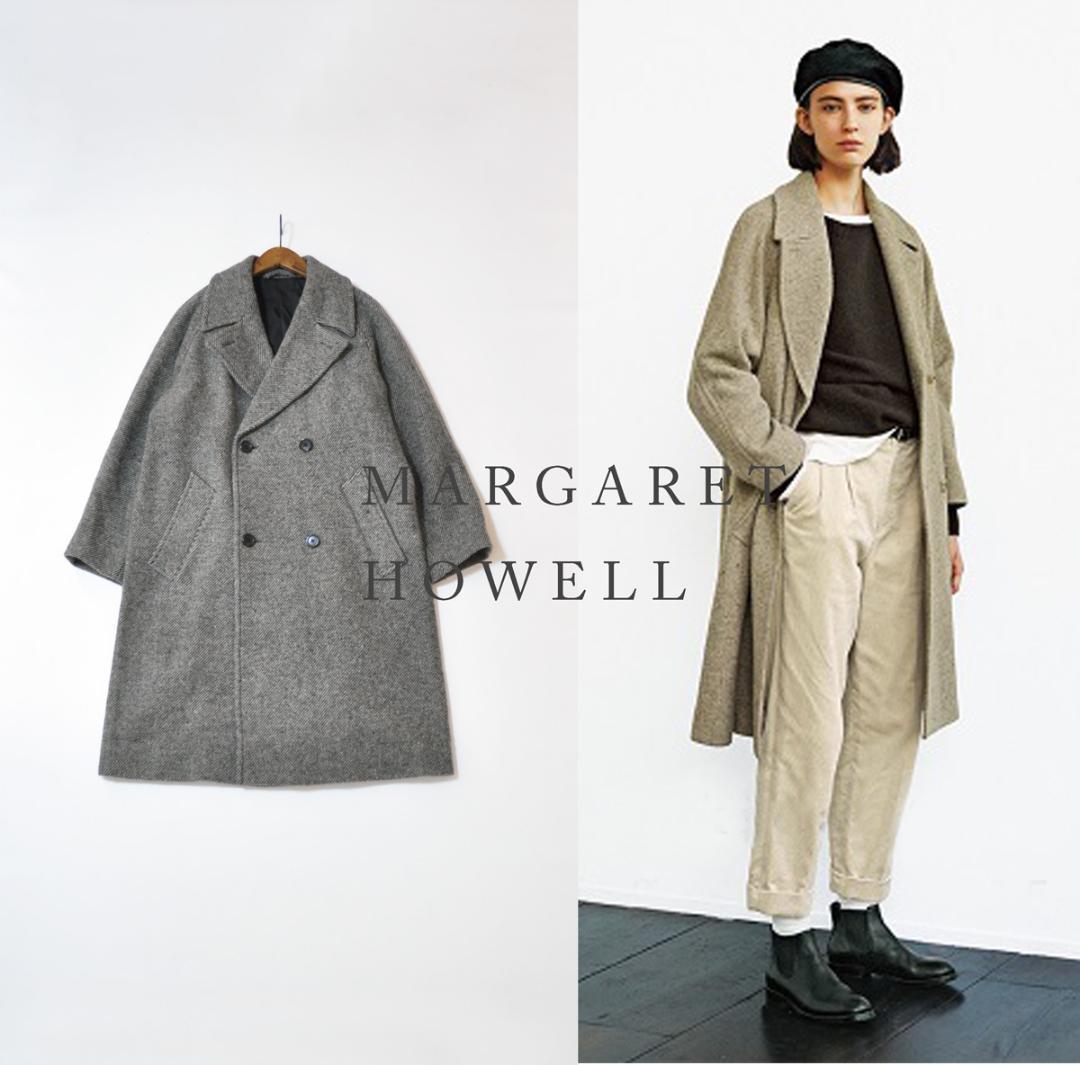 美品 MARGARET HOWELL マーガレットハウエル TWEED コート